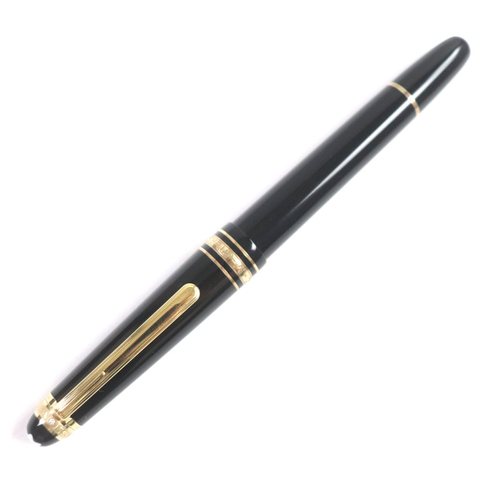 MONTBLANC fountain pen Nib: K14, Stone: Diamond Black gold Passion & Soul #145 mens Used Authentic