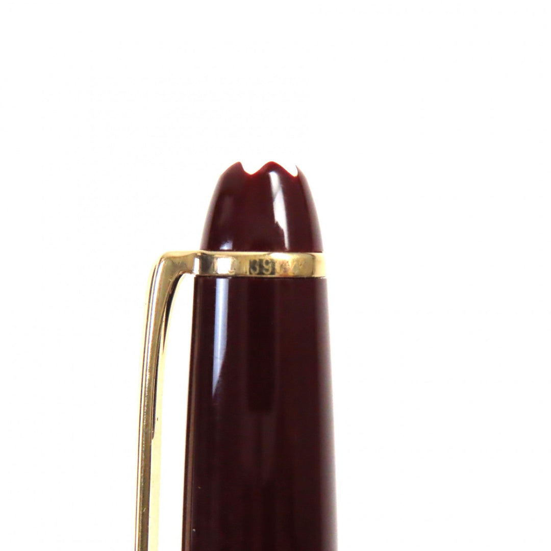 MONTBLANC Ballpoint pen �\ Bordeaux Gold Meisterstck mens Used Authentic