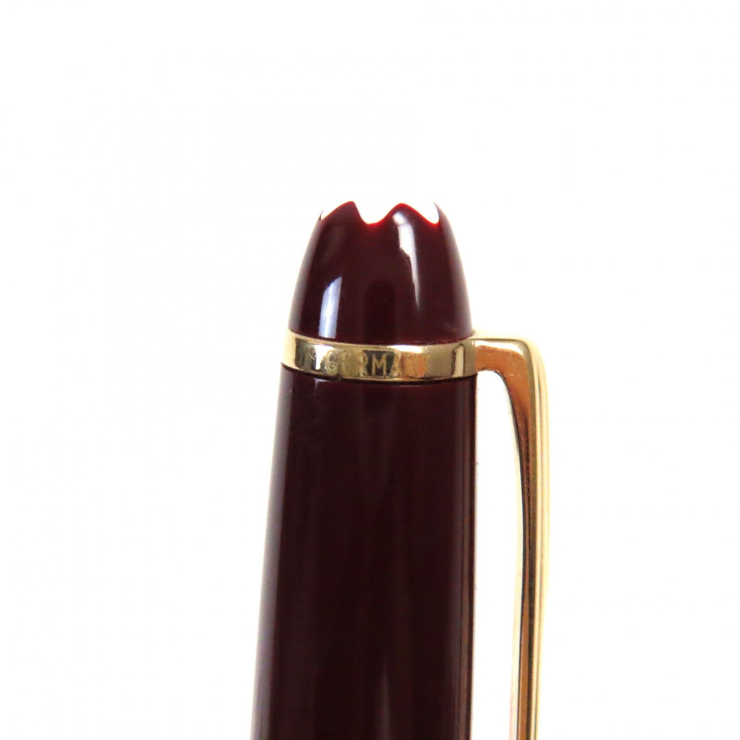 MONTBLANC Ballpoint pen �\ Bordeaux Gold Meisterstck mens Used Authentic