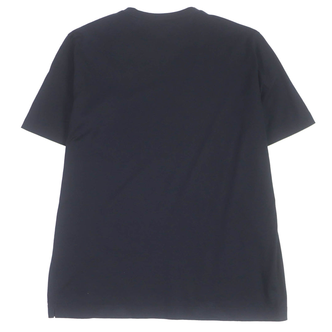 HERMES Short sleeve T-shirt Main: 100% cotton Dark navy mens S Used Authentic