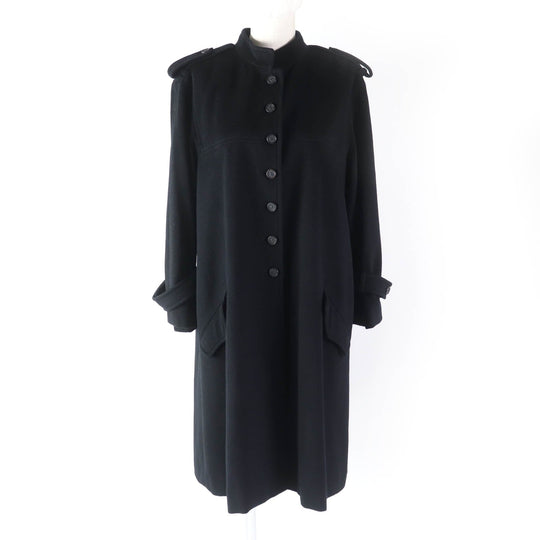 CHANEL coat 05A P26790 Outer: 98% cashmere, Outer: 2% elastane, Lining: 100% silk black Women 36 Used Authentic