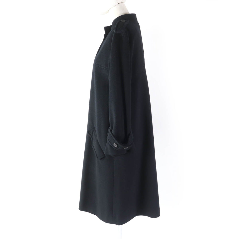 CHANEL coat 05A P26790 Outer: 98% cashmere, Outer: 2% elastane, Lining: 100% silk black Women 36 Used Authentic