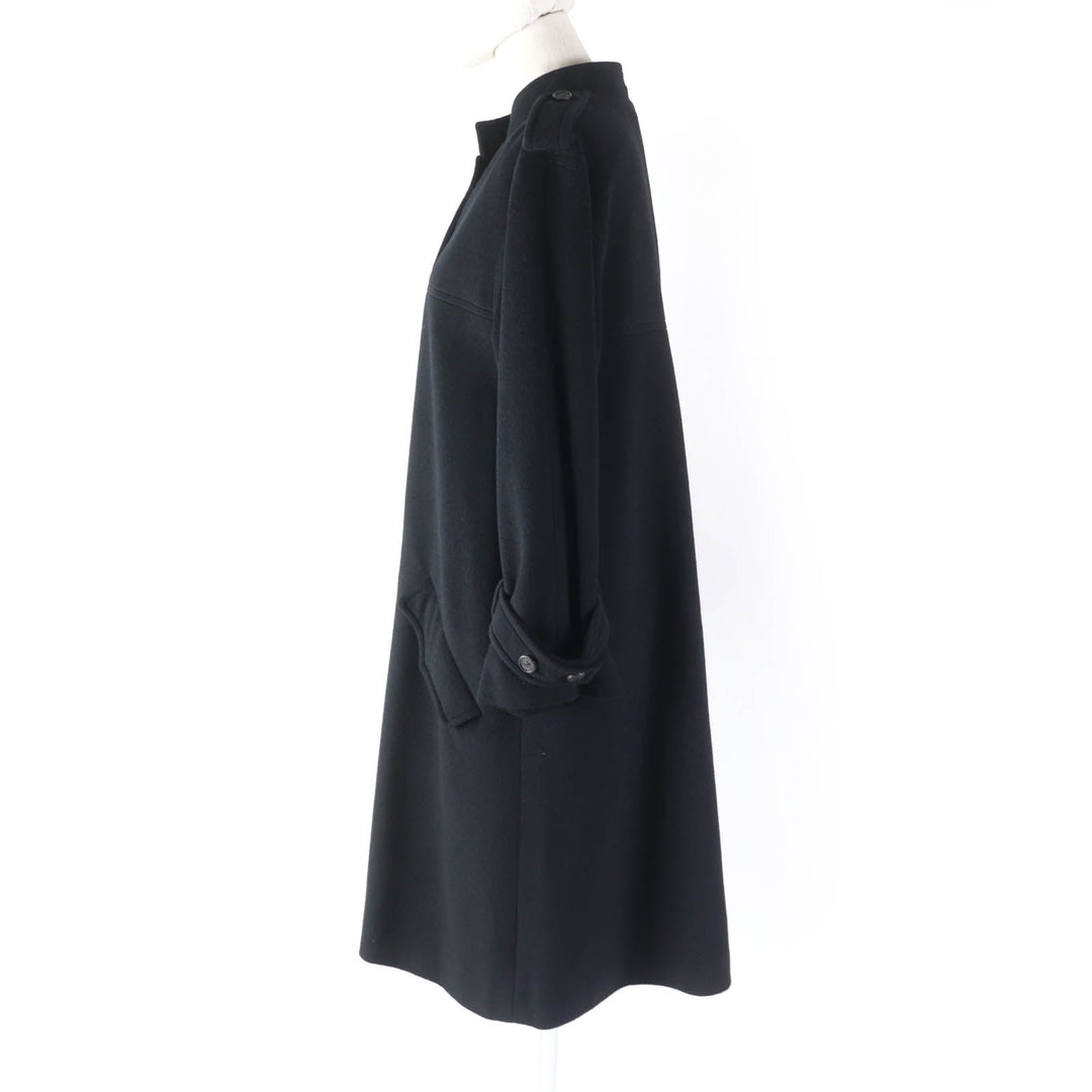 CHANEL coat 05A P26790 Outer: 98% cashmere, Outer: 2% elastane, Lining: 100% silk black Women 36 Used Authentic