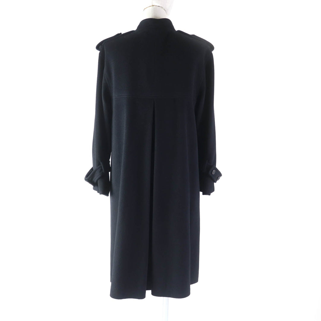 CHANEL coat 05A P26790 Outer: 98% cashmere, Outer: 2% elastane, Lining: 100% silk black Women 36 Used Authentic