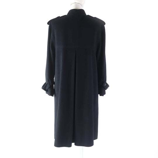 CHANEL coat 05A P26790 Outer: 98% cashmere, Outer: 2% elastane, Lining: 100% silk black Women 36 Used Authentic