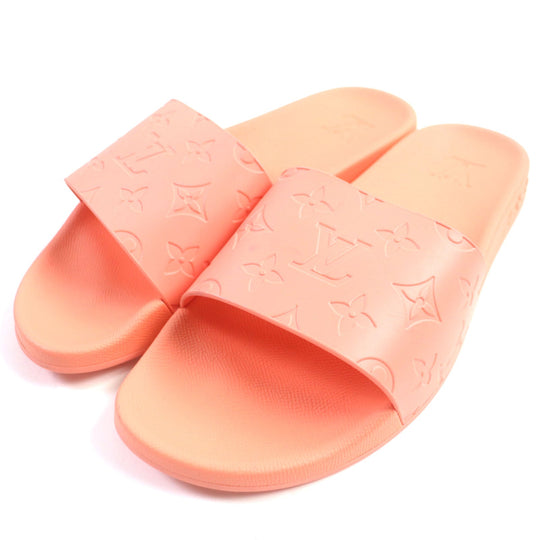 LOUIS VUITTON Sandals Main: Rubber Orange Waterfront line mens 8 Used Authentic