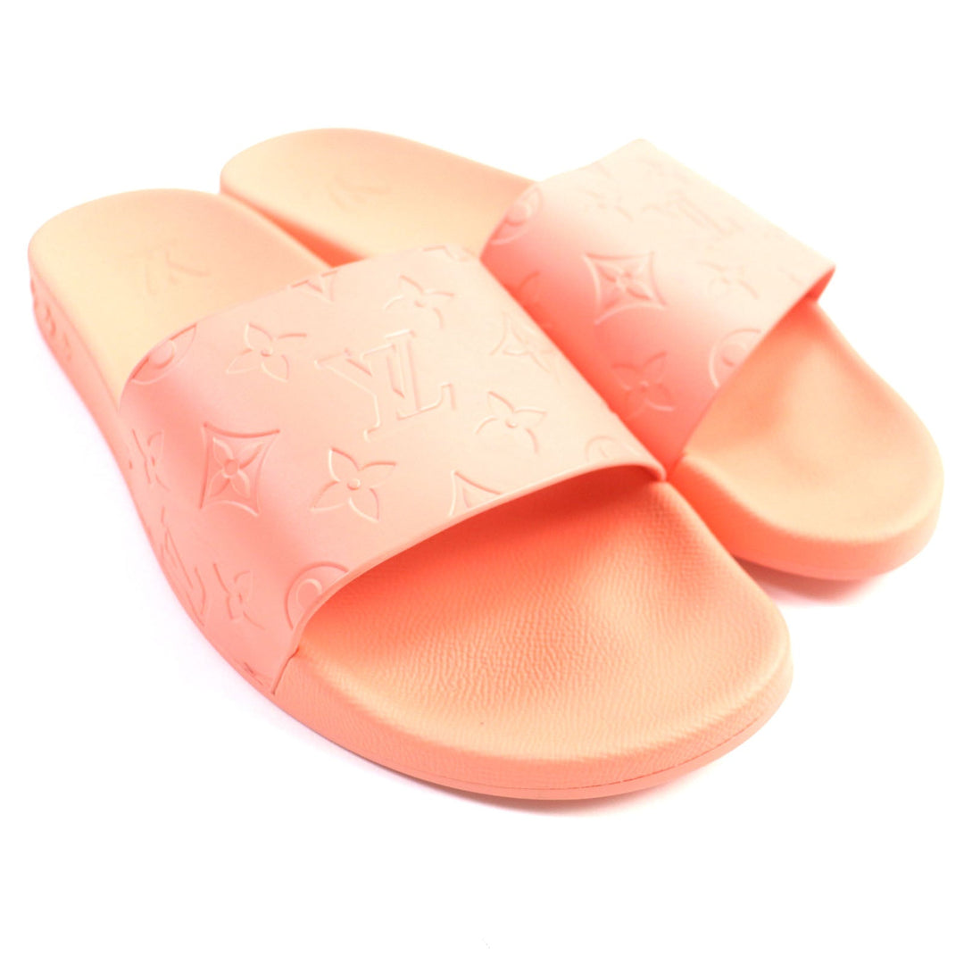 LOUIS VUITTON Sandals Main: Rubber Orange Waterfront line mens 8 Used Authentic