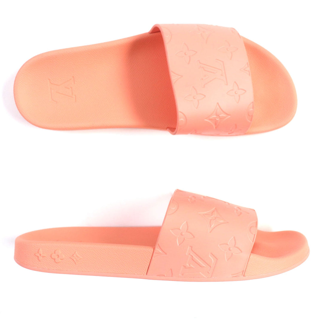 LOUIS VUITTON Sandals Main: Rubber Orange Waterfront line mens 8 Used Authentic