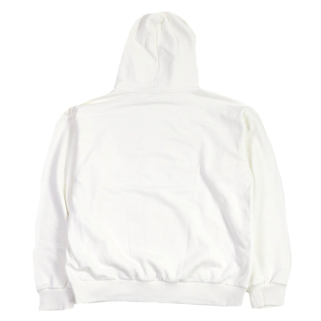 CELINE Hoodie 2Y753670Q Main: 100% cotton, part: 96% cotton, part: 4% polyurethane white mens XL Used Authentic