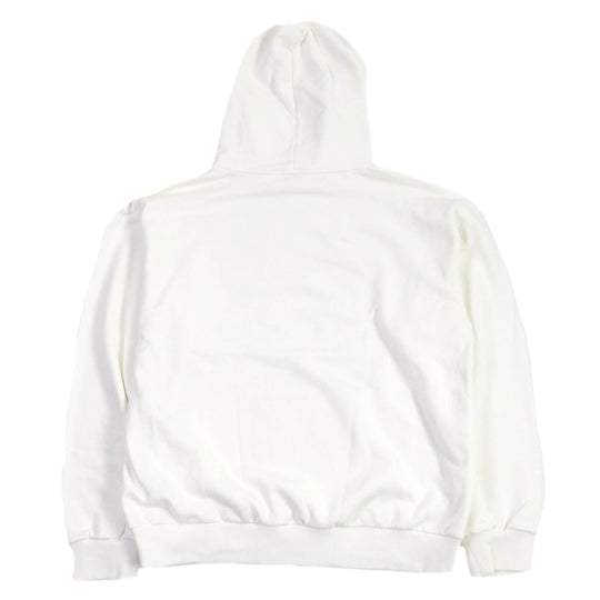 CELINE Hoodie 2Y753670Q Main: 100% cotton, part: 96% cotton, part: 4% polyurethane white mens XL Used Authentic