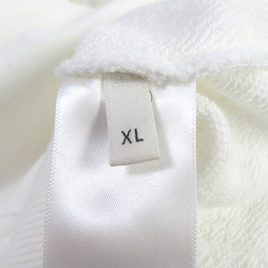 CELINE Hoodie 2Y753670Q Main: 100% cotton, part: 96% cotton, part: 4% polyurethane white mens XL Used Authentic