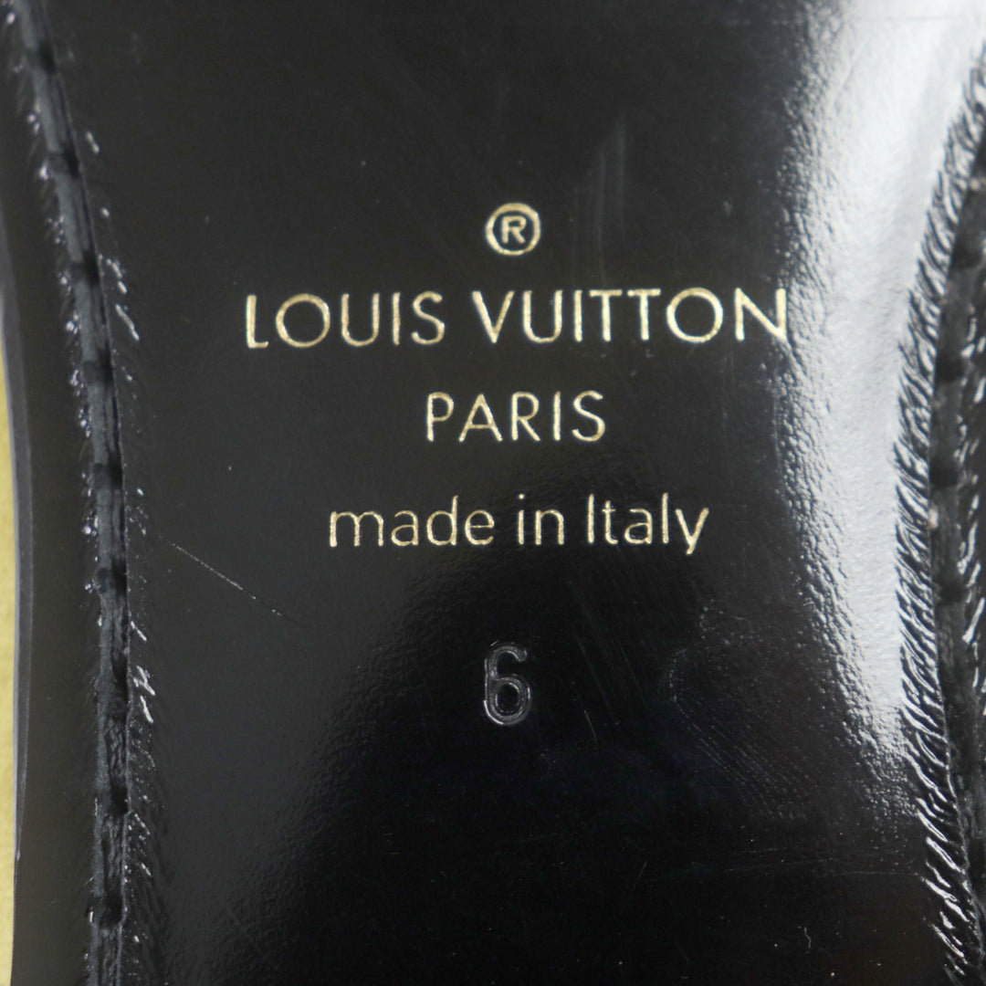 LOUIS VUITTON loafers Main: Velour yellow Auteuil line mens 6 Used Authentic