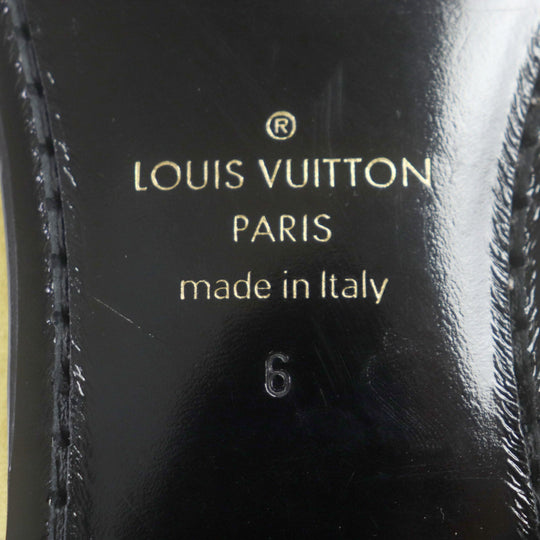 LOUIS VUITTON loafers Main: Velour yellow Auteuil line mens 6 Used Authentic