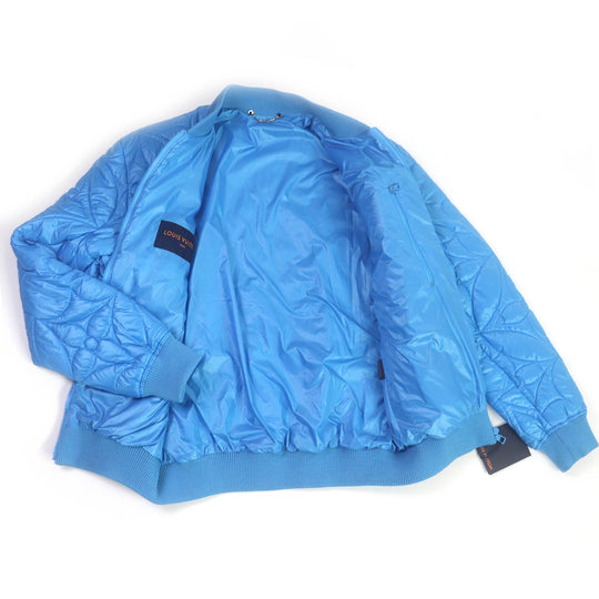 LOUIS VUITTON Blouson 1A9FOC Outer: 100% polyester, Lining: 100% cotton, Filling: 100% polyester Light blue mens 46 Used Authentic
