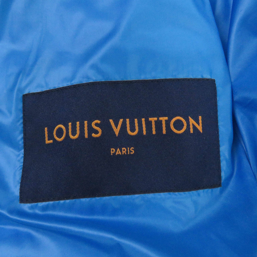 LOUIS VUITTON Blouson 1A9FOC Outer: 100% polyester, Lining: 100% cotton, Filling: 100% polyester Light blue mens 46 Used Authentic