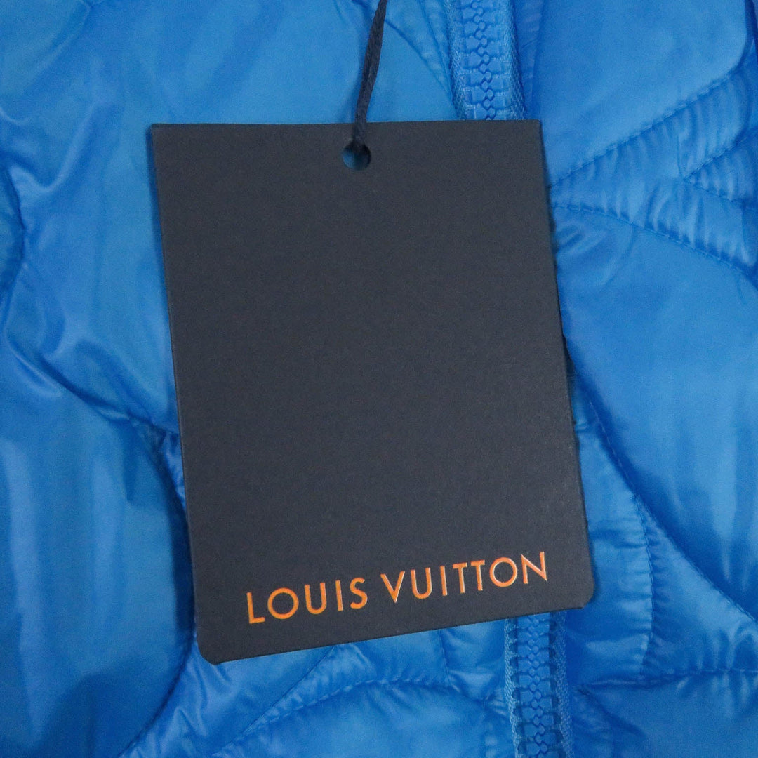 LOUIS VUITTON Blouson 1A9FOC Outer: 100% polyester, Lining: 100% cotton, Filling: 100% polyester Light blue mens 46 Used Authentic