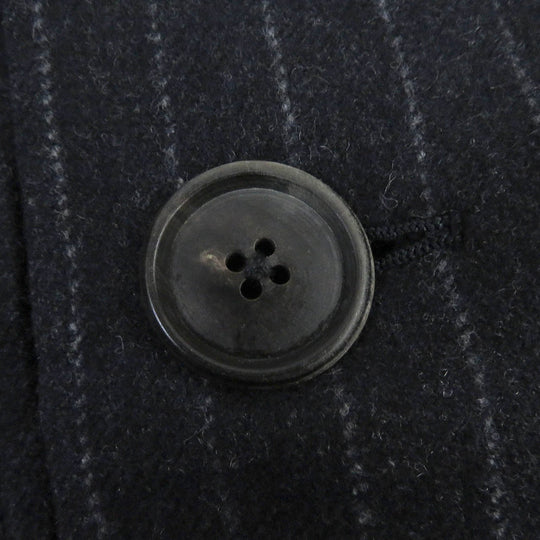 HERMES Chester coat Outer: 100% wool, Lining: 100% cupra Navy mens 44 Used Authentic