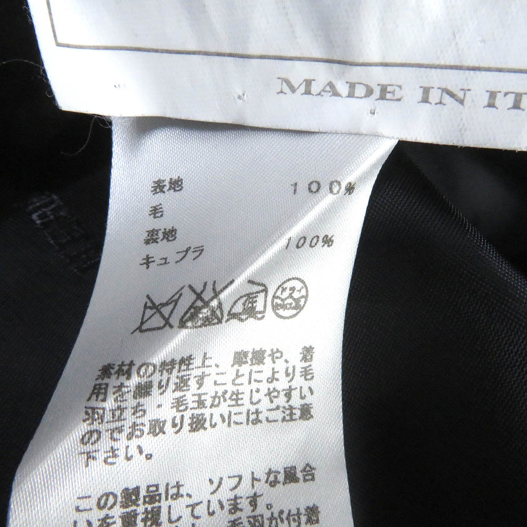 HERMES Chester coat Outer: 100% wool, Lining: 100% cupra Navy mens 44 Used Authentic