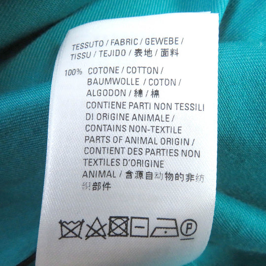 BALENCIAGA Long sleeve shirt 595219 Main: 100% cotton turquoise blue mens 40 Used Authentic