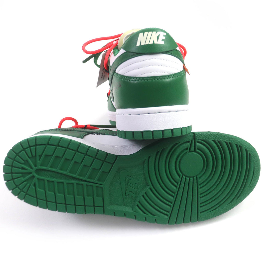 NIKE Low cut sneakers CT0856-100 Main: Leather Pine green DUNK LOW LTHR OW mens 27.5 Used Authentic