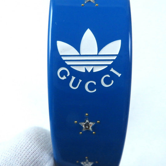 GUCCI hair accessory 702950 Resin blue adidas collaboration Katyusha