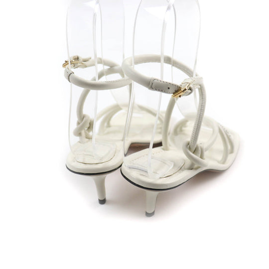 LOUIS VUITTON Sandals Main: Leather white Women 35 Used Authentic