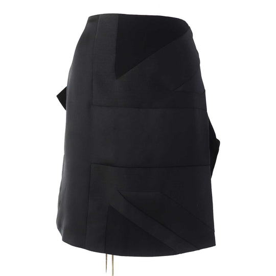 BURBERRY skirt 8046842 Outer: 100% polyester, Outer: 60% mohair, Outer: 40% wool, Lining: 100% cashmere black Women 34 Used Authentic