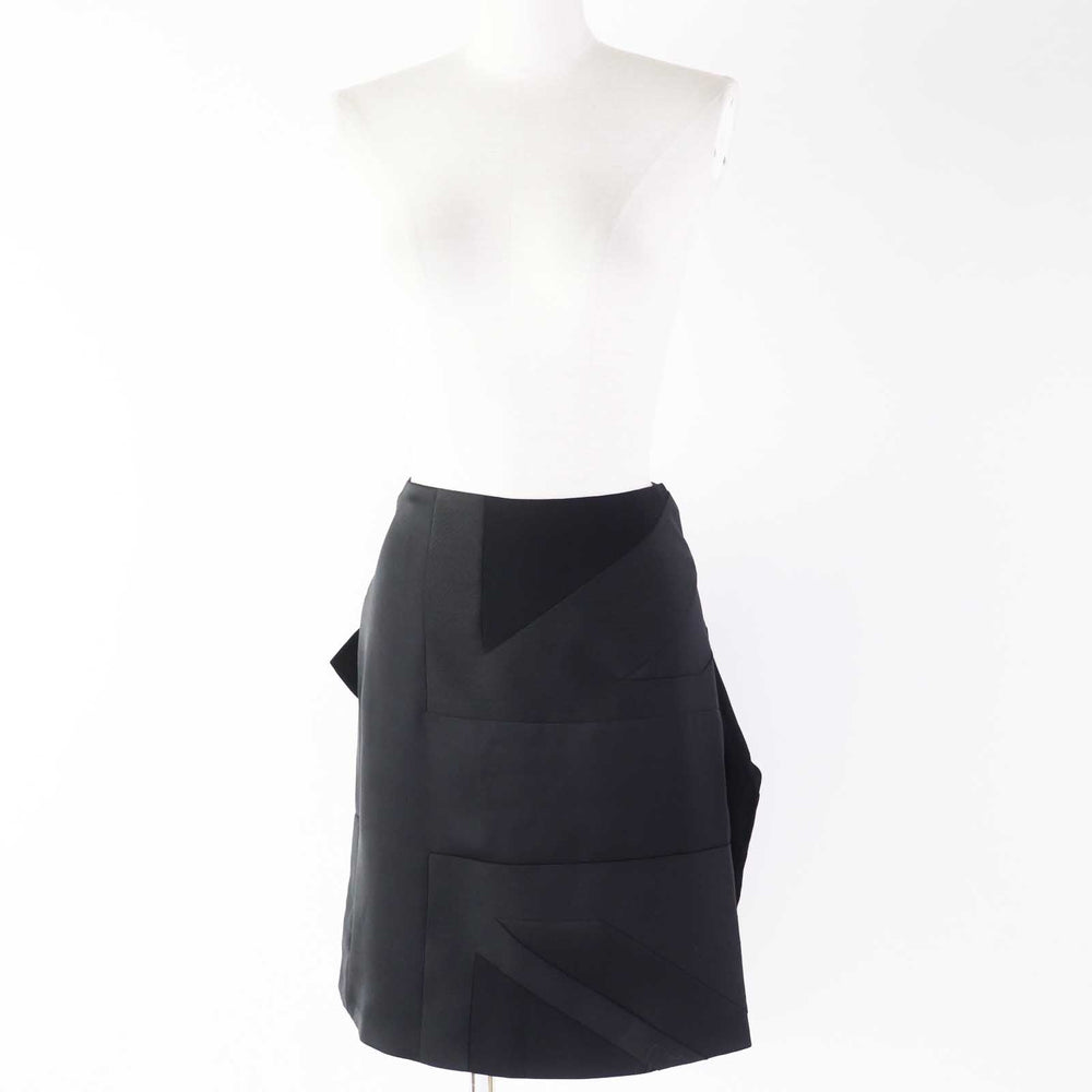 BURBERRY skirt 8046842 Outer: 100% polyester, Outer: 60% mohair, Outer: 40% wool, Lining: 100% cashmere black Women 34 Used Authentic