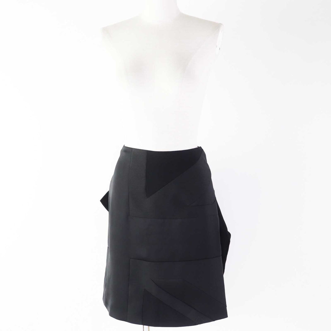 BURBERRY skirt 8046842 Outer: 100% polyester, Outer: 60% mohair, Outer: 40% wool, Lining: 100% cashmere black Women 34 Used Authentic