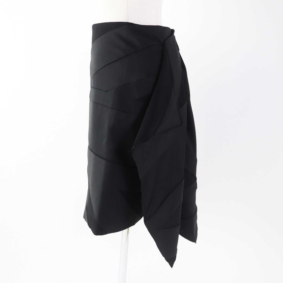 BURBERRY skirt 8046842 Outer: 100% polyester, Outer: 60% mohair, Outer: 40% wool, Lining: 100% cashmere black Women 34 Used Authentic