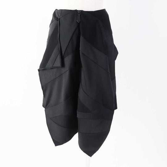 BURBERRY skirt 8046842 Outer: 100% polyester, Outer: 60% mohair, Outer: 40% wool, Lining: 100% cashmere black Women 34 Used Authentic