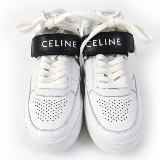 CELINE High cut sneakers CT-03 Main: Leather White black Women 35 Used Authentic