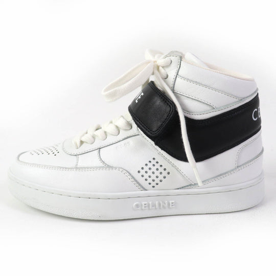 CELINE High cut sneakers CT-03 Main: Leather White black Women 35 Used Authentic
