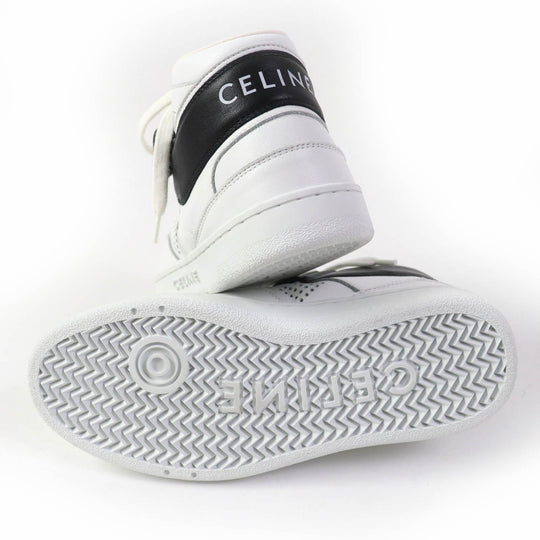 CELINE High cut sneakers CT-03 Main: Leather White black Women 35 Used Authentic