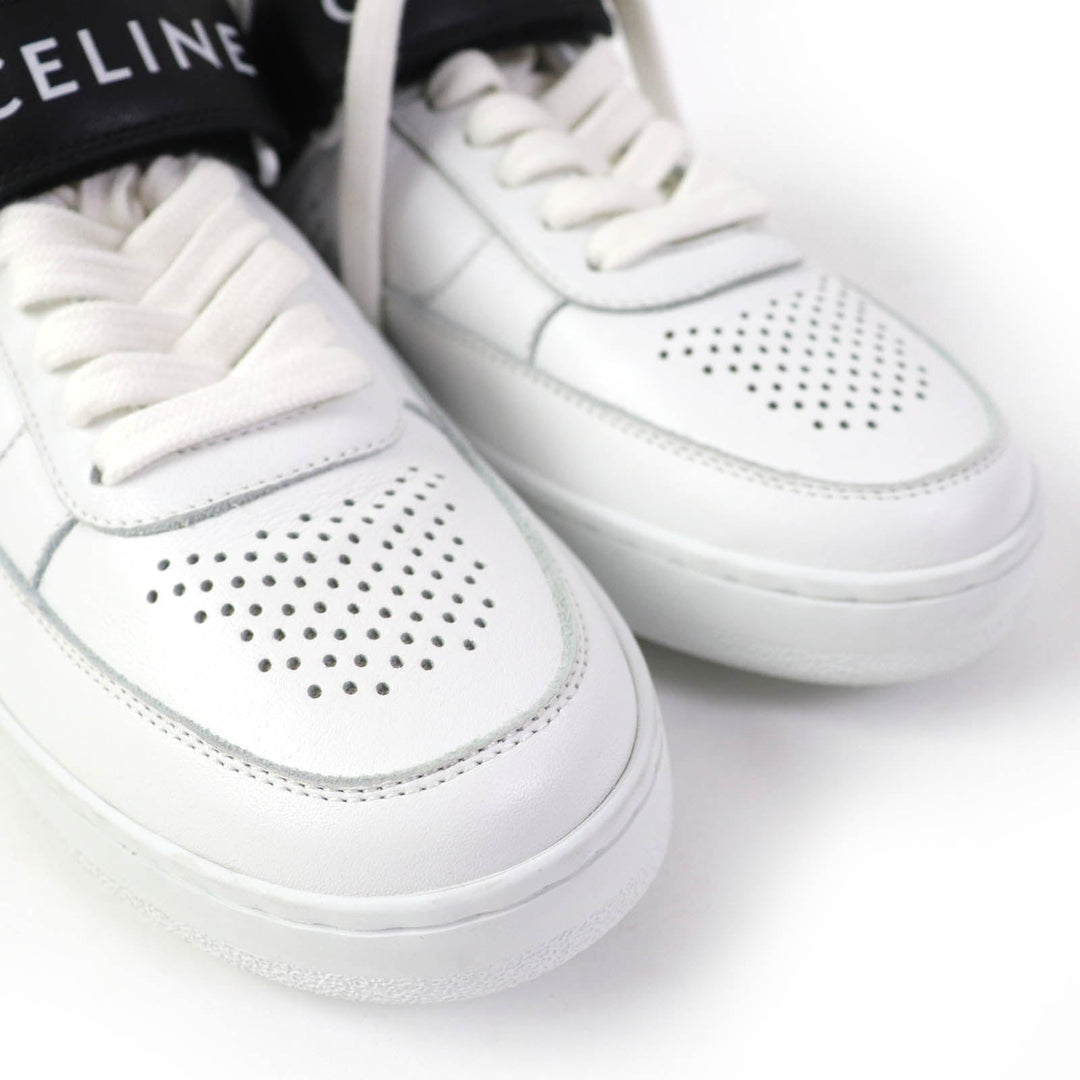 CELINE High cut sneakers CT-03 Main: Leather White black Women 35 Used Authentic