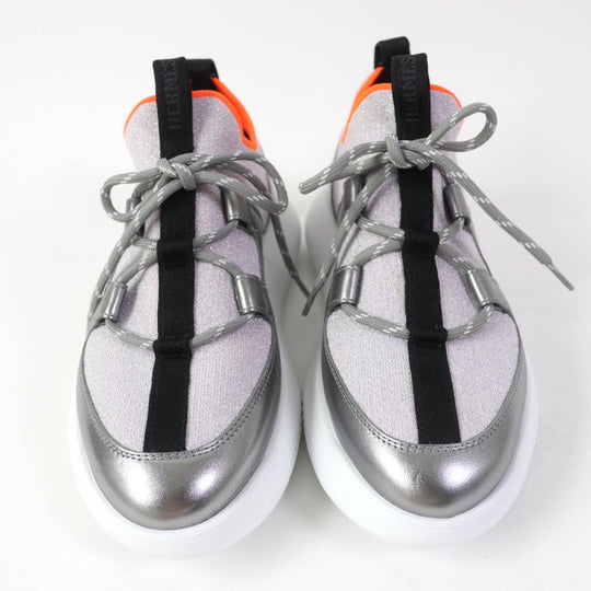 HERMES Low cut sneakers knit multicolor DUEL Duel 35 1/2