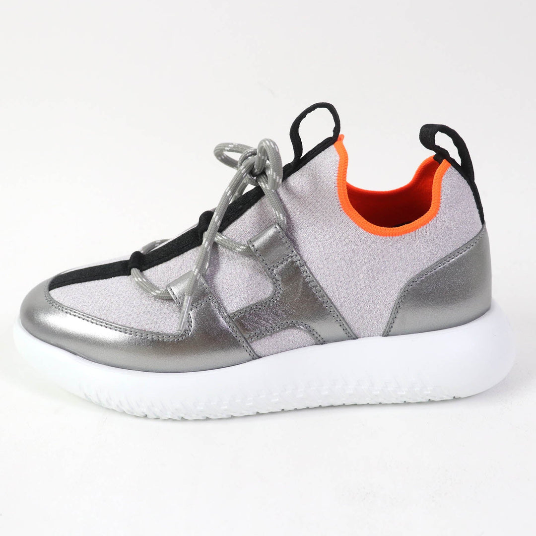 HERMES Low cut sneakers knit multicolor DUEL Duel 35 1/2