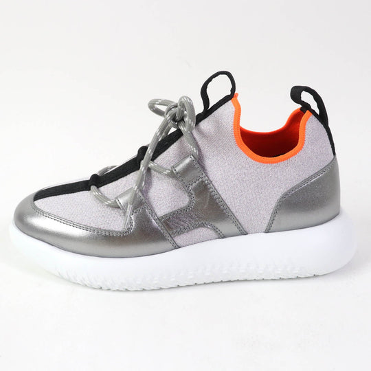 HERMES Low cut sneakers knit multicolor DUEL Duel 35 1/2