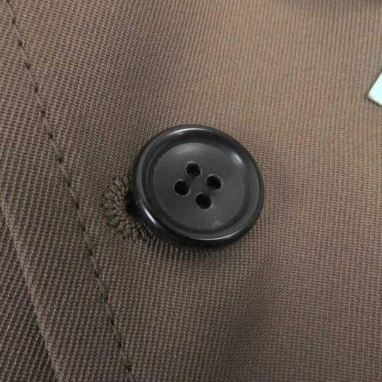 COMME des GARCONS tailored jacket FM-J502 Main: 100% polyester Brown Woven Hand Printed mens S Used Authentic