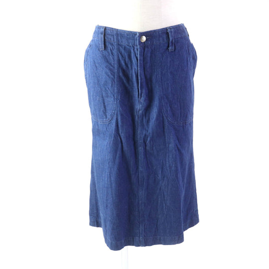 45rpm skirt cotton Indigo Women 1 Used Authentic