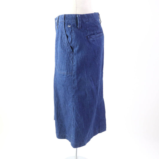 45rpm skirt cotton Indigo Women 1 Used Authentic