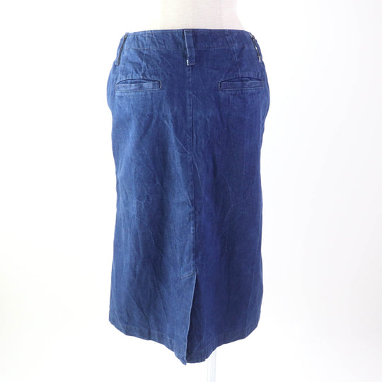 45rpm skirt cotton Indigo Women 1 Used Authentic