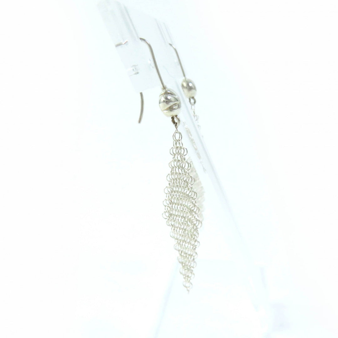 TIFFANY&Co. Pierce Main: AG925 Silver El Saperetti Mesh Scarf Pierce Women Used Authentic