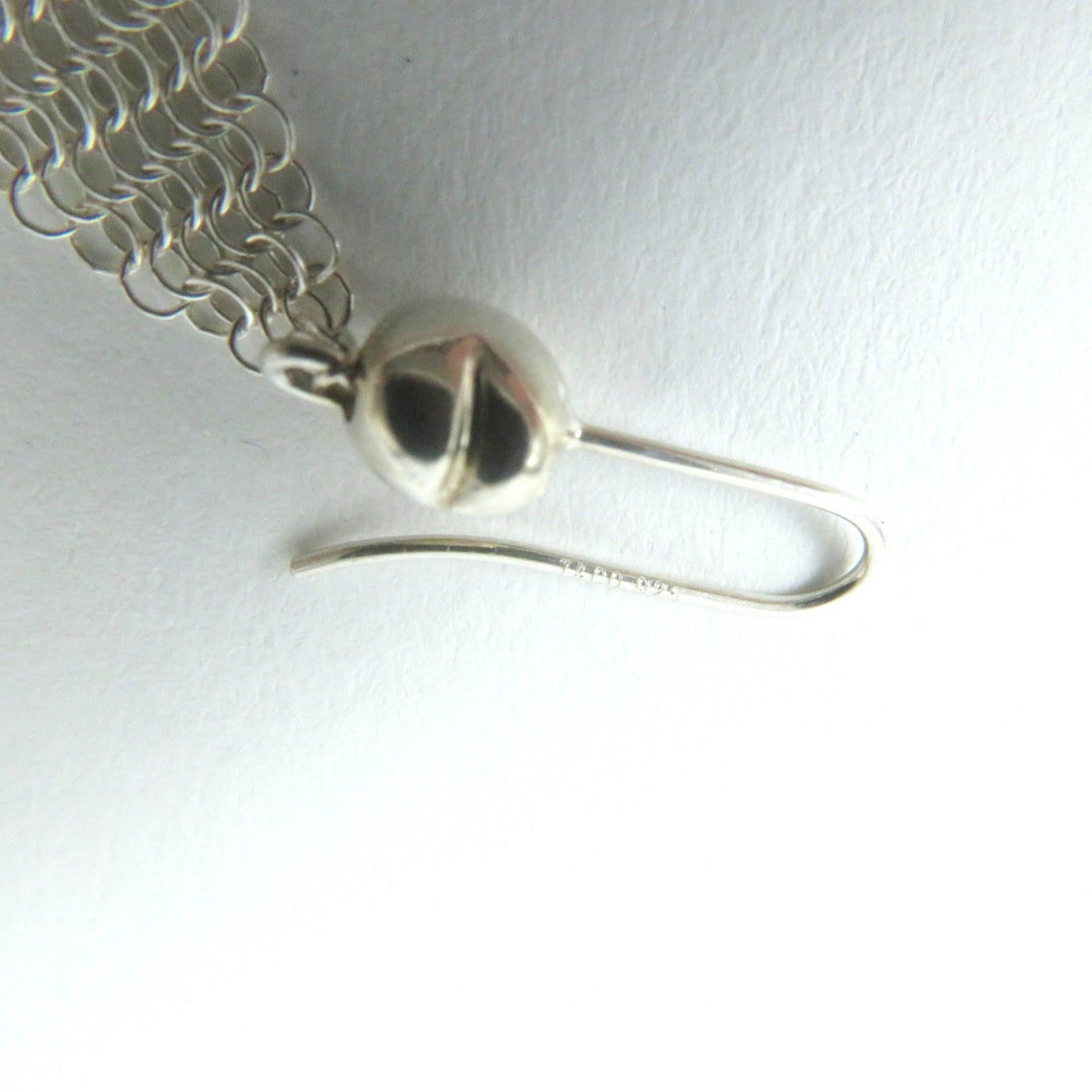 TIFFANY&Co. Pierce Main: AG925 Silver El Saperetti Mesh Scarf Pierce Women Used Authentic