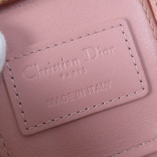 Christian Dior Pouch S0976OVRB Main: Enamel pink LADY DIOR Women Used Authentic