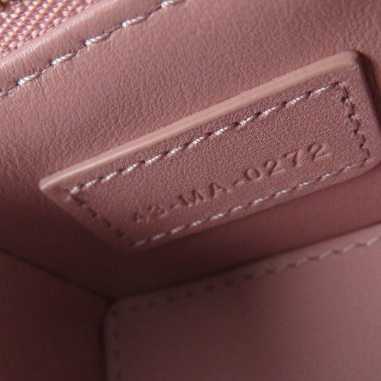 Christian Dior Pouch S0976OVRB Main: Enamel pink LADY DIOR Women Used Authentic