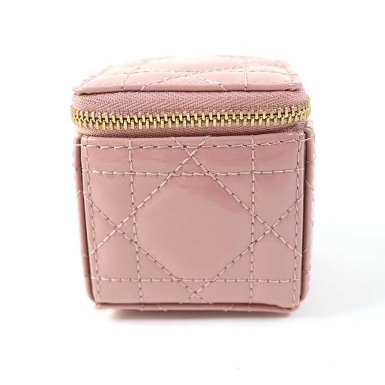 Christian Dior Pouch S0976OVRB Main: Enamel pink LADY DIOR Women Used Authentic