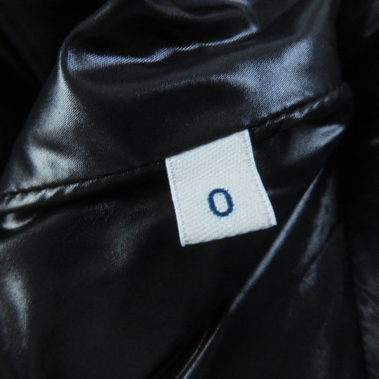 MONCLER Down jacket Main: 100% polyester, Lining: 100% nylon, Filling: 90% down, Filling: 10% feather Black White DAOS GIUBBOTTO Women ‚O Used Authentic