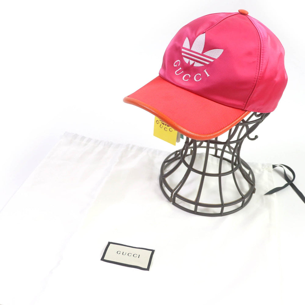 GUCCI cap 703825 Outer: 100% nylon, Lining: 100% cotton pink mens Used Authentic