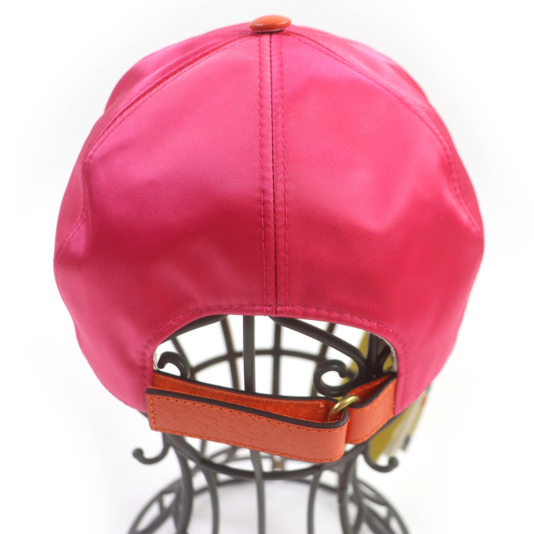 GUCCI cap 703825 Outer: 100% nylon, Lining: 100% cotton pink mens Used Authentic